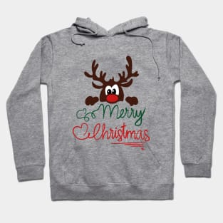 Cute Christmas reindeer Hoodie